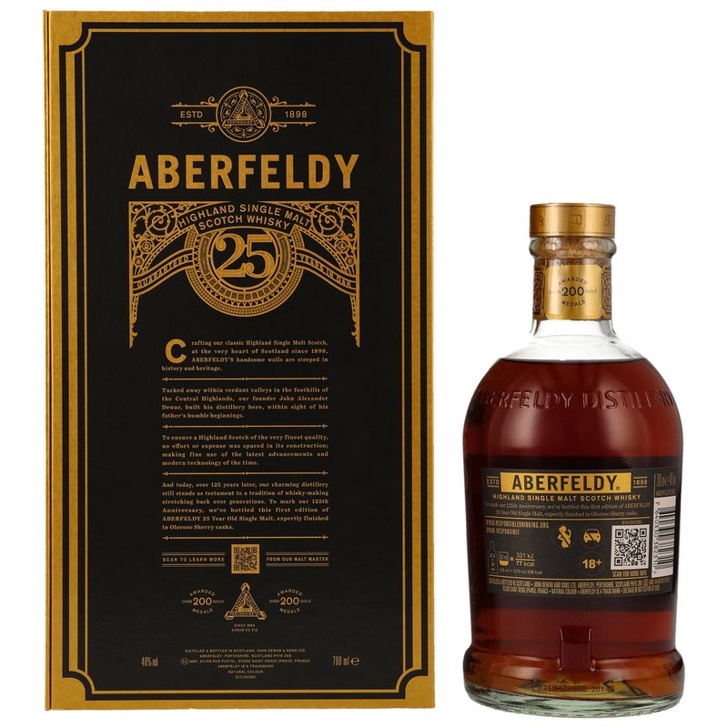 Aberfeldy 25 y.o. - 125th Anniversary Edition