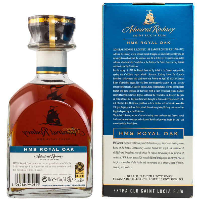 Admiral Rodney Rum - HMS Royal Oak