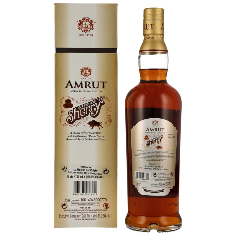 Amrut Intermediate Sherry - Indian Single Malt