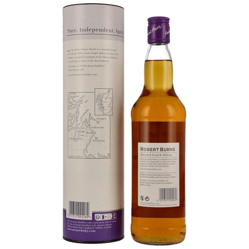 Arran Robert Burns Blend - neue Ausstattung