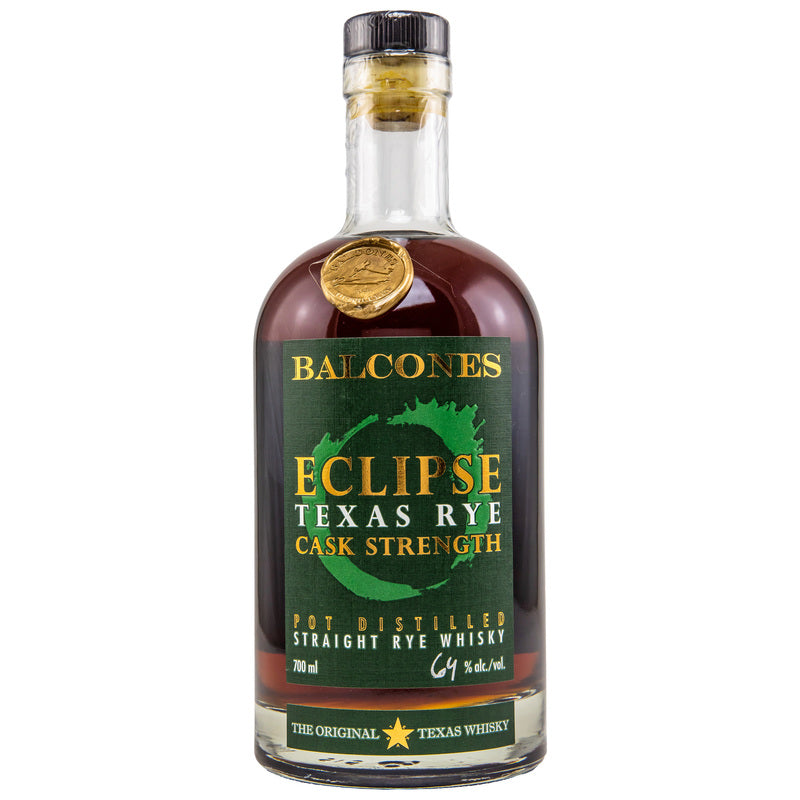 Balcones Eclipse Texas Rye Cask Strength