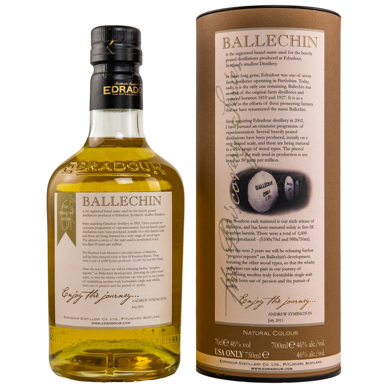 Ballechin Bourbon Cask Matured