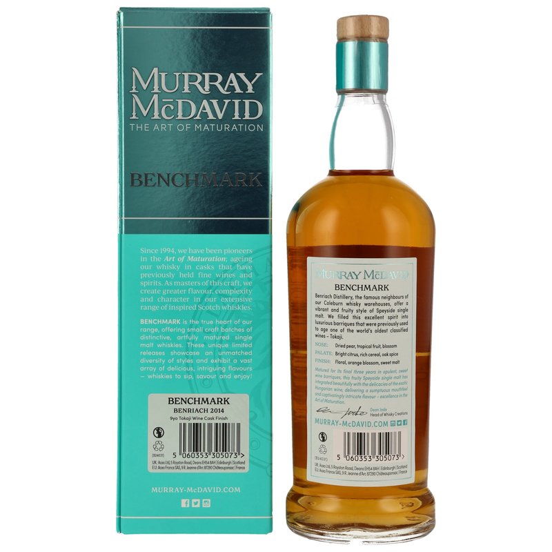 Benriach 2014/2024 - 9 y.o. - Tokaji Wine Cask - Murray McDavid