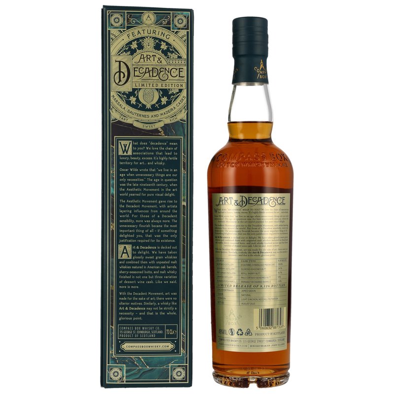 Compass Box Art & Decadence Blended Scotch