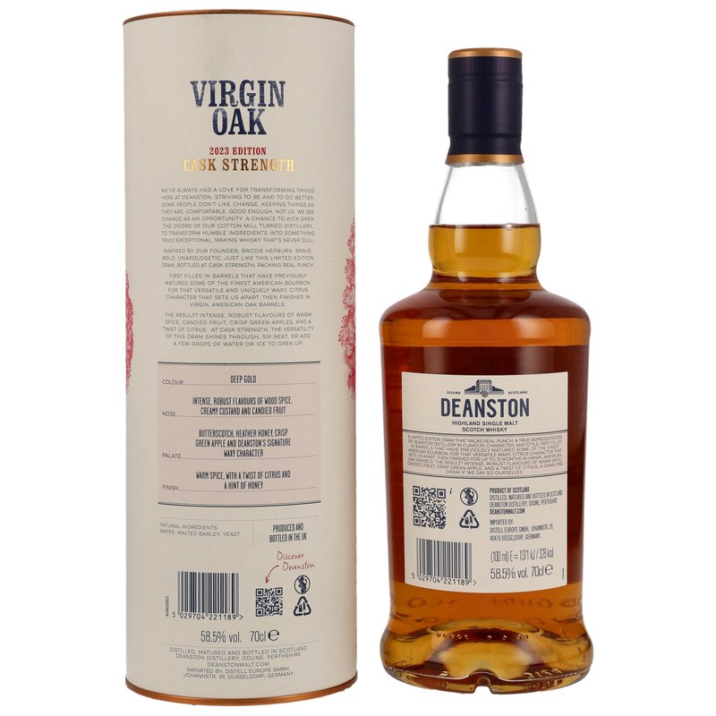 Deanston Virgin Oak Cask Strength 2023