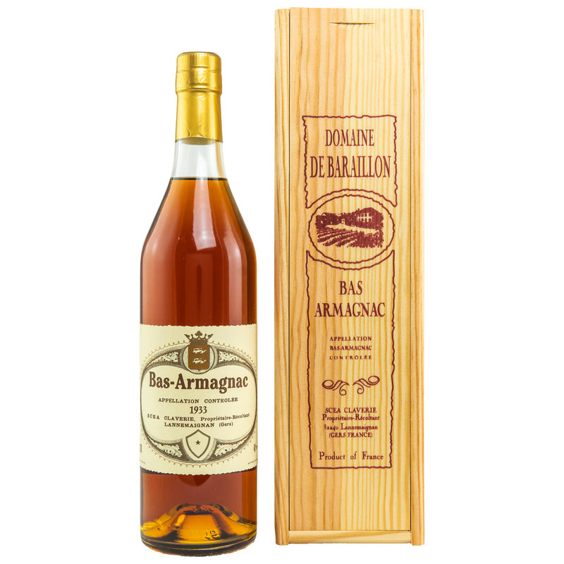 Domaine de Baraillon Bas Armagnac 1933