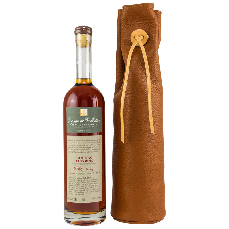 Grosperrin Cognac No.58 Fins Bois  im Ledersack