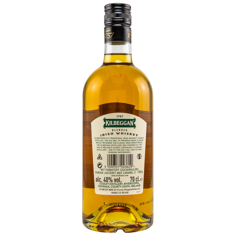 Kilbeggan Irish Whiskey