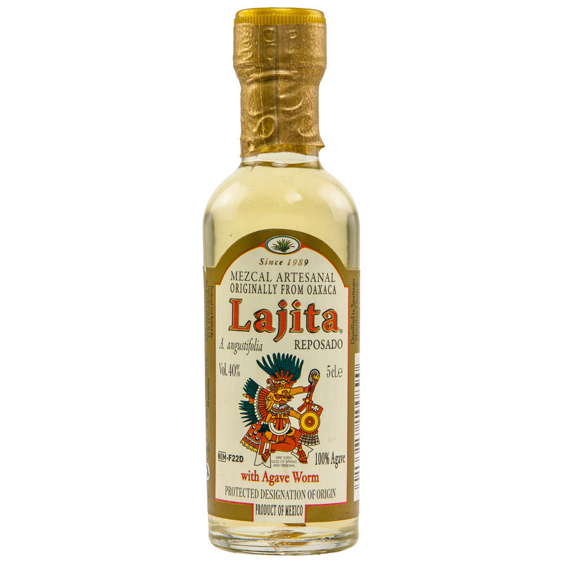 Mezcal Lajita mit Wurm - Mini