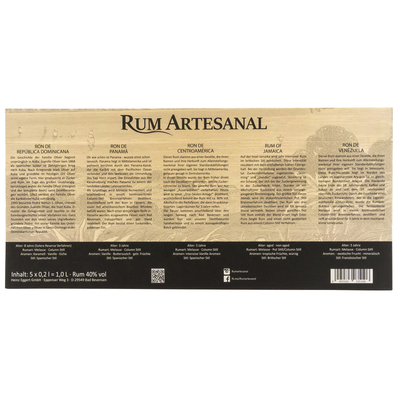 Rum Collection - Rum Artesanal 5x0,2l