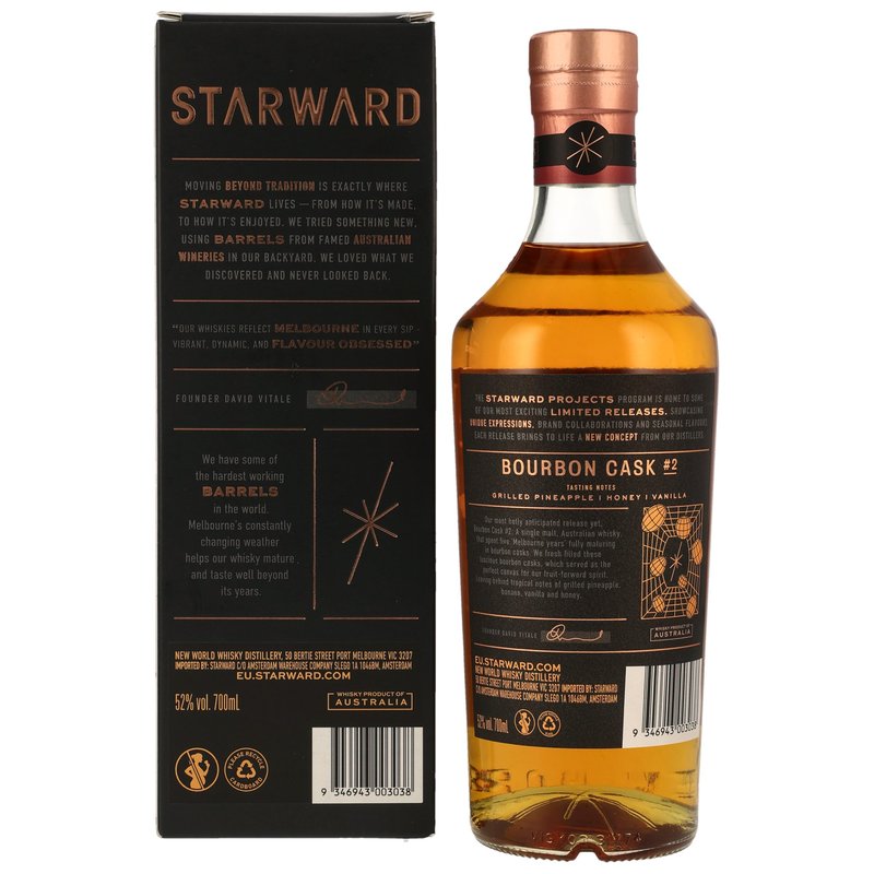 Starward 2018/2024 Bourbon Casks Release