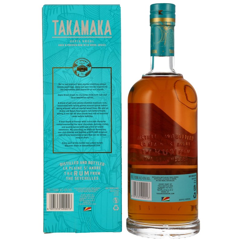 Takamaka Zepis Kreol - Spiced Rum