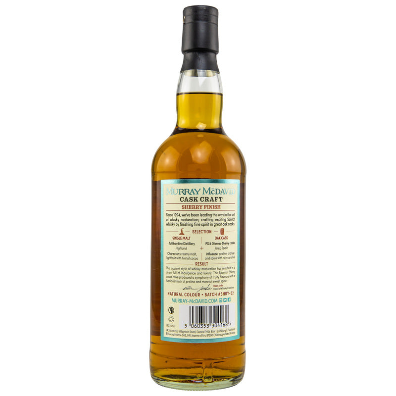 Tullibardine Sherry Cask Finish - Murray McDavid