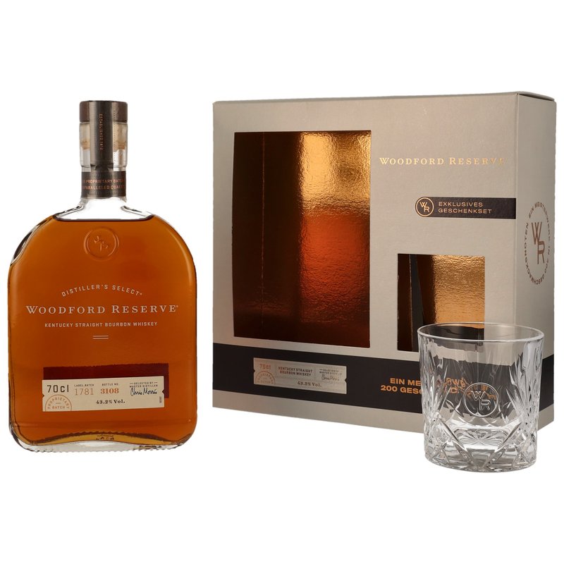 Woodford Reserve Distillers Select + Glas